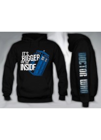 Мъжки анорак без цип DOCTOR WHO - IT'S BIGGER ON THE INSIDE